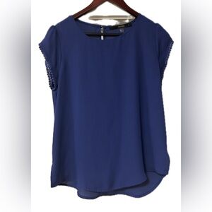 Fun 2 Fun Blue Blouse. Size S